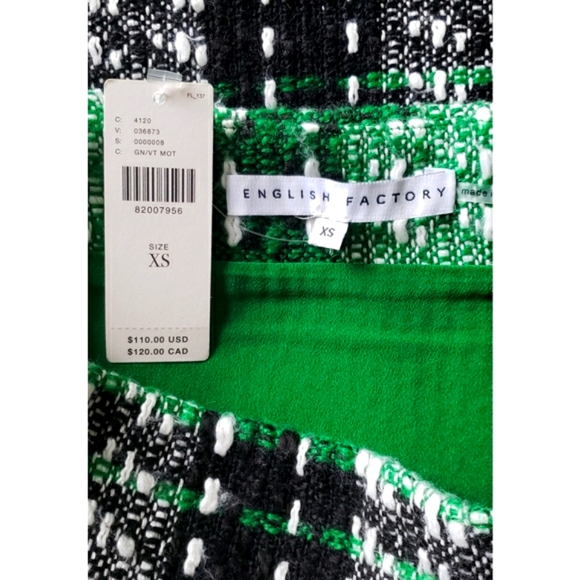 30. Anthropologie Endless Rose Plaid Mini Skirt - Picture 7 of 8